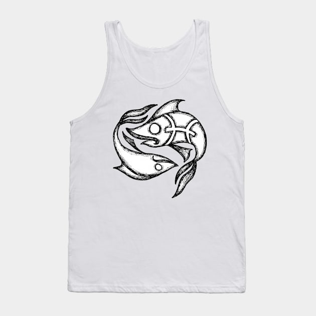 Pisces Tank Top by NathanBenich